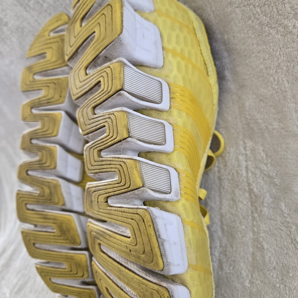 ADIDAS Yellow CLIMA COOL Sneakers Men's Sz9 Activewear Athletic Sport Mesh Shoes - Picture 11 of 12